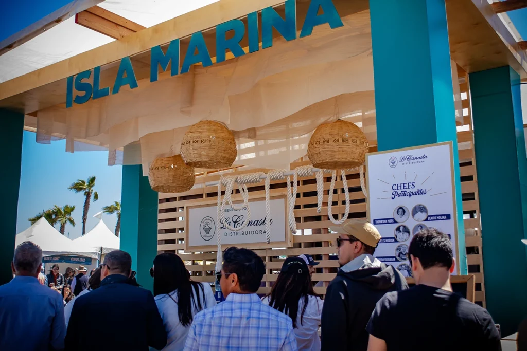 isla marina en festival de conchas y vino nuevo provino frente